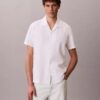 Linen Cotton Short Sleeve Button-Down Shirt Linen Cotton Short Sleeve Button-Down Shirt