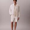 Linen Cotton Short Sleeve Button-Down Shirt Linen Cotton Short Sleeve Button-Down Shirt