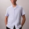 Linen Cotton Short Sleeve Button-Down Shirt Linen Cotton Short Sleeve Button-Down Shirt