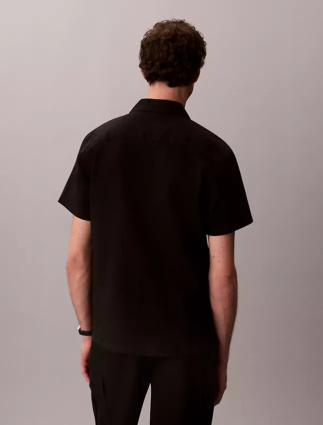 Linen Cotton Short Sleeve Button-Down Shirt Linen Cotton Short Sleeve Button-Down Shirt