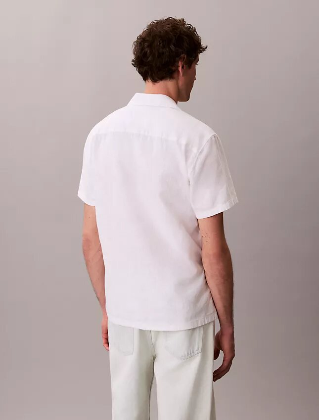 Linen Cotton Short Sleeve Button-Down Shirt Linen Cotton Short Sleeve Button-Down Shirt