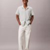 Linen Cotton Short Sleeve Button-Down Shirt Linen Cotton Short Sleeve Button-Down Shirt