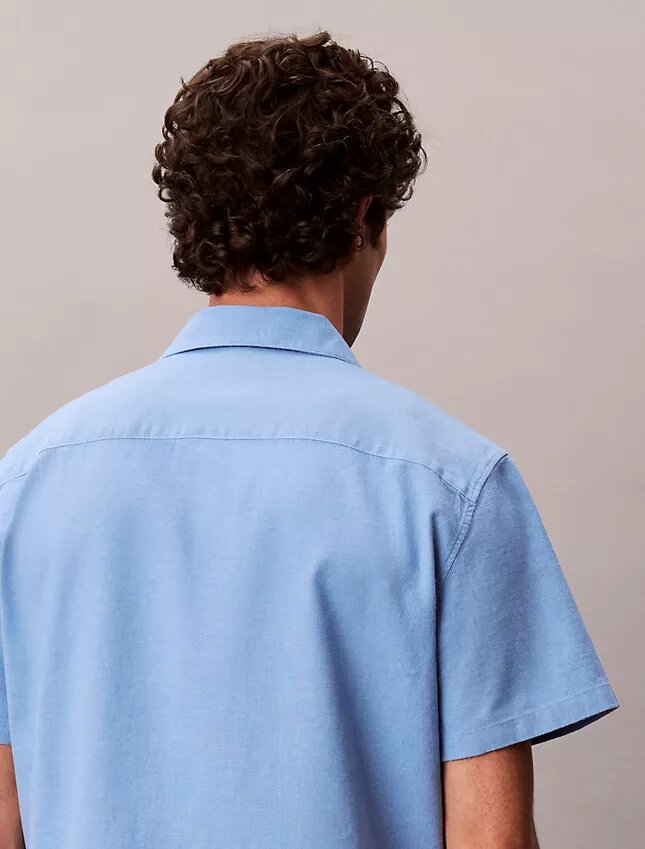 Linen Cotton Short Sleeve Button-Down Shirt Linen Cotton Short Sleeve Button-Down Shirt