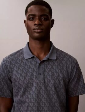 Liquid Touch Allover Print Polo Shirt