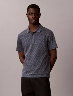Liquid Touch Allover Print Polo Shirt