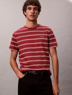 Liquid Touch Stripe Crewneck T-Shirt