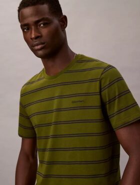 Liquid Touch Stripe Crewneck T-Shirt