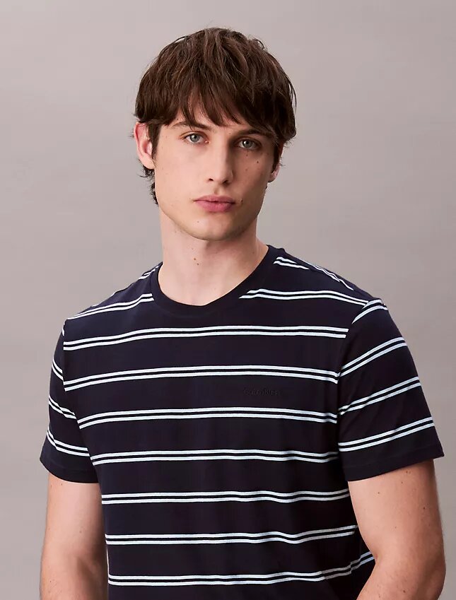 Liquid Touch Stripe Crewneck T-Shirt Liquid Touch Stripe Crewneck T-Shirt