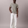 Liquid Touch Stripe Crewneck T-Shirt Liquid Touch Stripe Crewneck T-Shirt