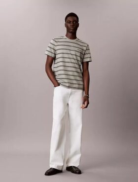 Liquid Touch Stripe Crewneck T-Shirt