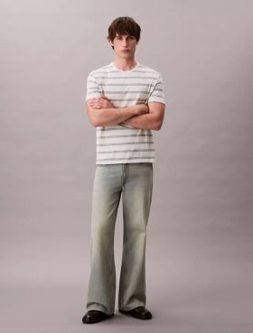 Liquid Touch Stripe Crewneck T-Shirt
