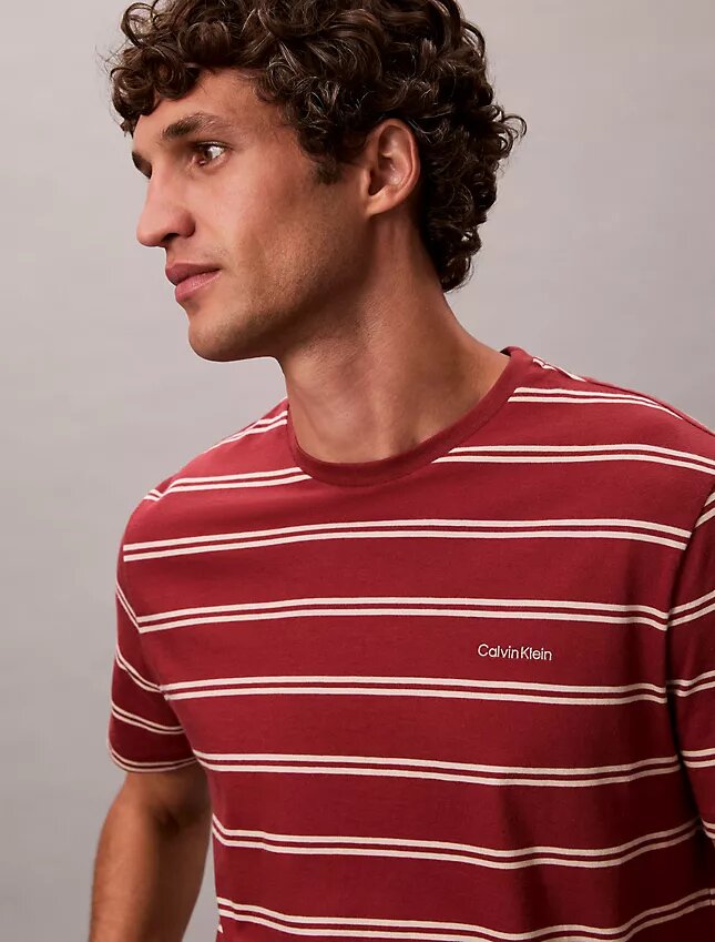Liquid Touch Stripe Crewneck T-Shirt Liquid Touch Stripe Crewneck T-Shirt