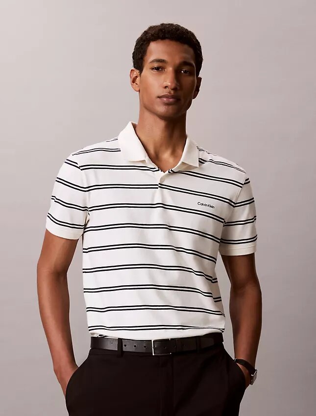 Liquid Touch Stripe Polo Shirt Liquid Touch Stripe Polo Shirt