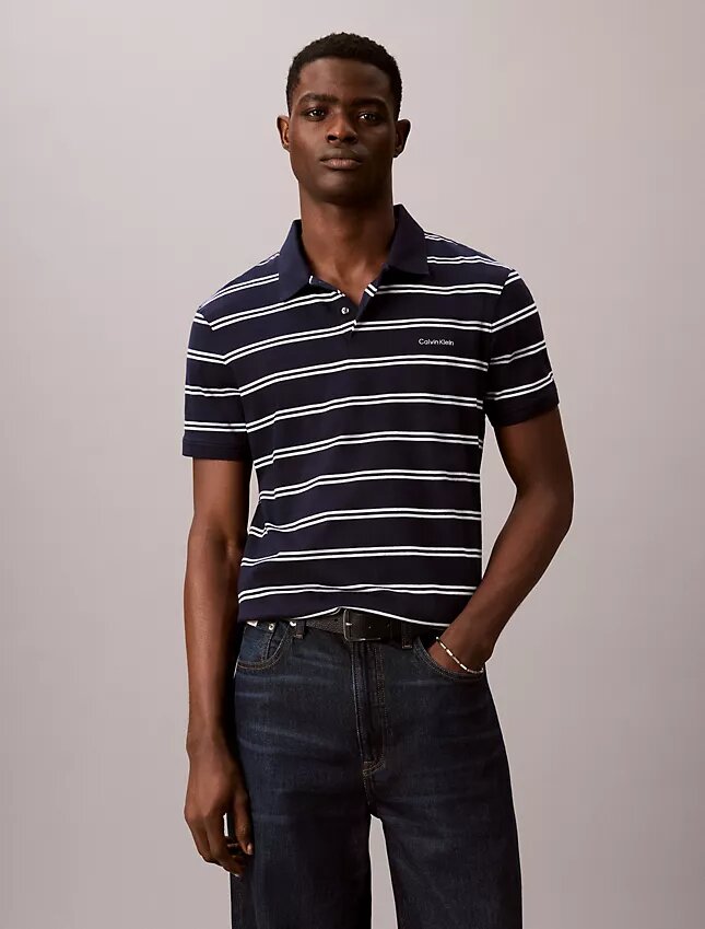 Liquid Touch Stripe Polo Shirt Liquid Touch Stripe Polo Shirt