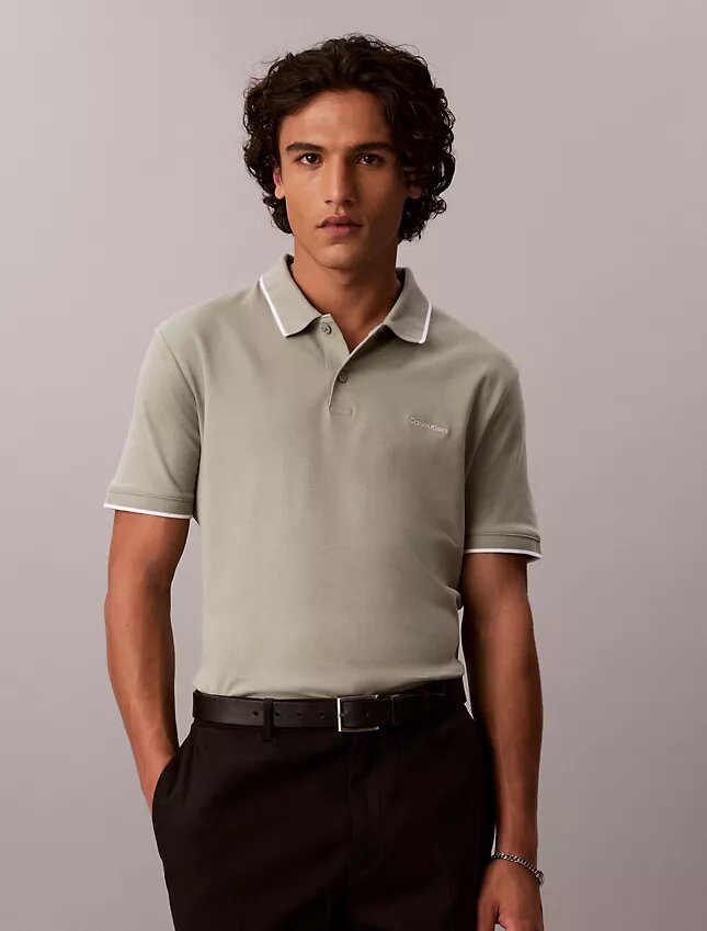 Liquid Touch Tipped Polo Shirt Liquid Touch Tipped Polo Shirt