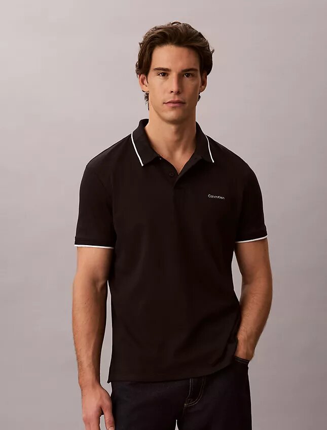 Liquid Touch Tipped Polo Shirt Liquid Touch Tipped Polo Shirt