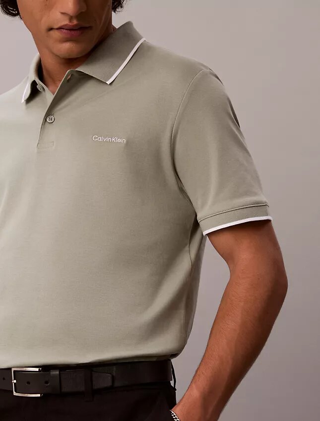 Liquid Touch Tipped Polo Shirt Liquid Touch Tipped Polo Shirt