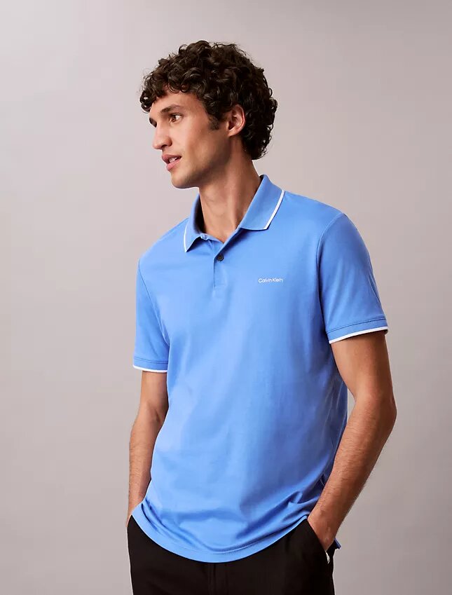 Liquid Touch Tipped Polo Shirt Liquid Touch Tipped Polo Shirt