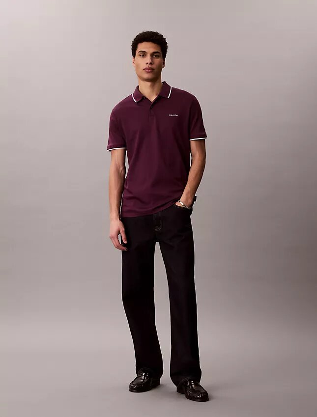 Liquid Touch Tipped Polo Shirt Liquid Touch Tipped Polo Shirt