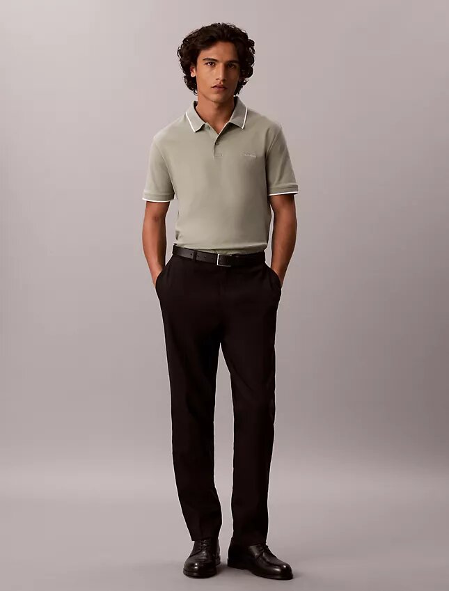 Liquid Touch Tipped Polo Shirt Liquid Touch Tipped Polo Shirt
