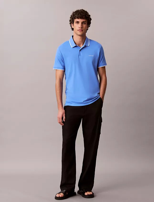 Liquid Touch Tipped Polo Shirt Liquid Touch Tipped Polo Shirt
