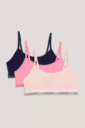 Logo Band Unlined 3-Pack Bralette Logo Band Unlined 3-Pack Bralette