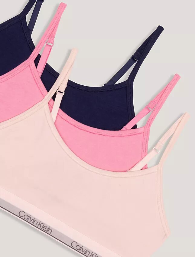 Logo Band Unlined 3-Pack Bralette Logo Band Unlined 3-Pack Bralette