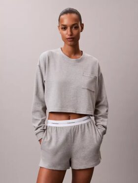 Logo Cotton Jersey Cropped Tee