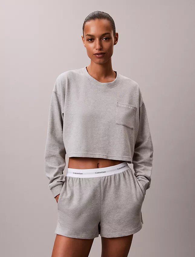 Logo Cotton Jersey Cropped Tee Logo Cotton Jersey Cropped Tee