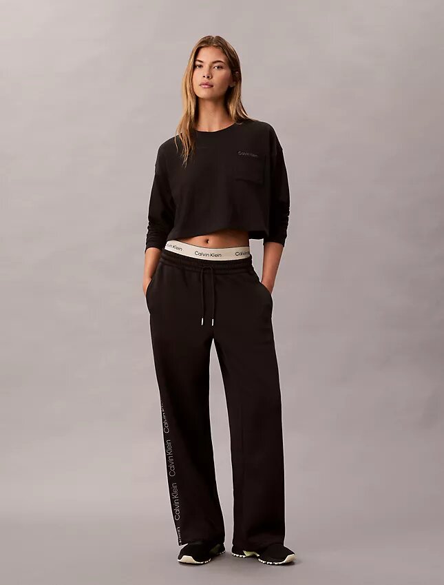 Logo Cotton Jersey Cropped Tee Logo Cotton Jersey Cropped Tee