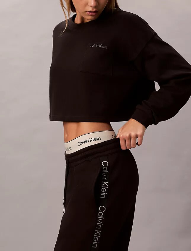 Logo Cotton Jersey Cropped Tee Logo Cotton Jersey Cropped Tee
