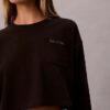 Logo Cotton Jersey Cropped Tee Logo Cotton Jersey Cropped Tee