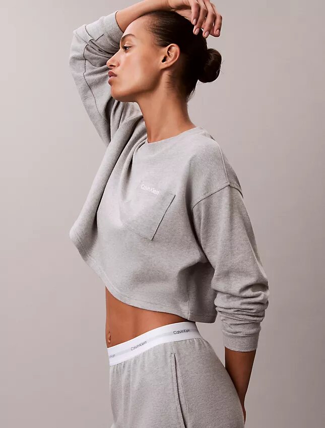 Logo Cotton Jersey Cropped Tee Logo Cotton Jersey Cropped Tee