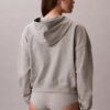 Logo Cotton Jersey Full Zip Hoodie