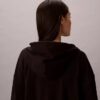 Logo Cotton Jersey Full Zip Hoodie