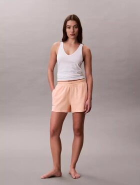 Logo Cotton Jersey Sleep Short