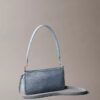 Logo Denim Convertible Shoulder Bag Logo Denim Convertible Shoulder Bag