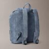 Logo Denim Mini Flap Backpack Logo Denim Mini Flap Backpack