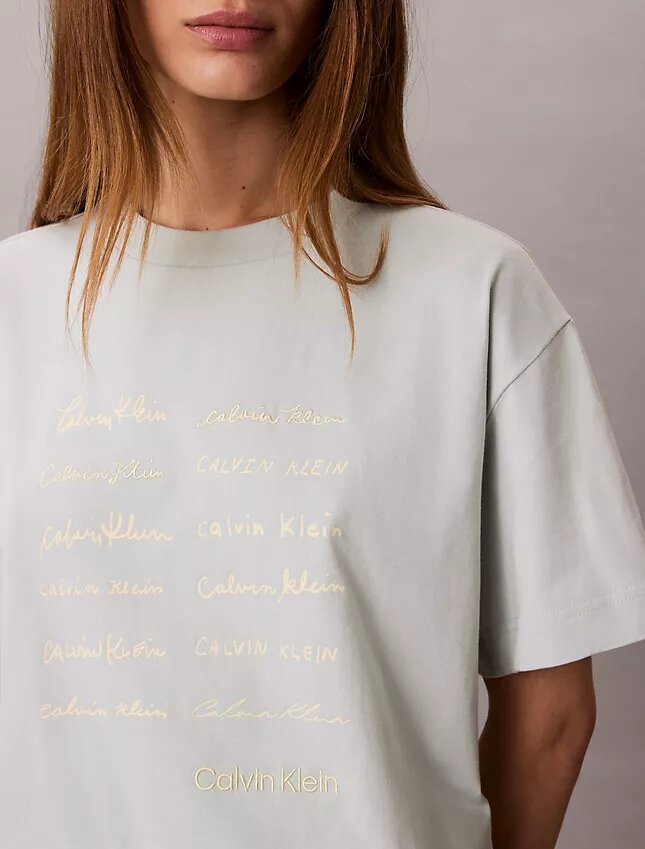 Logo Font Graphic Boxy T-Shirt Logo Font Graphic Boxy T-Shirt