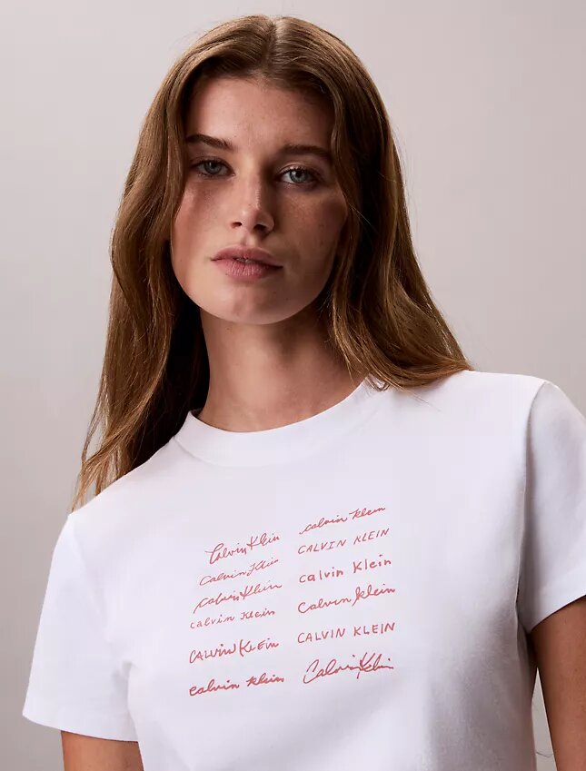 Logo Font Graphic Slim T-Shirt Logo Font Graphic Slim T-Shirt