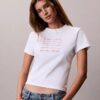 Logo Font Graphic Slim T-Shirt Logo Font Graphic Slim T-Shirt