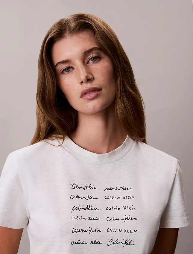 Logo Font Graphic Slim T-Shirt Logo Font Graphic Slim T-Shirt