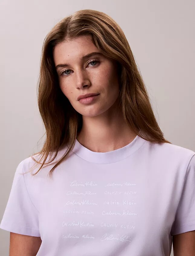 Logo Font Graphic Slim T-Shirt Logo Font Graphic Slim T-Shirt