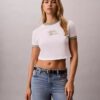 Logo Graphic Cropped Ringer T-Shirt Logo Graphic Cropped Ringer T-Shirt
