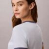 Logo Graphic Cropped Ringer T-Shirt Logo Graphic Cropped Ringer T-Shirt