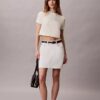 Logo Graphic Cropped Ringer T-Shirt Logo Graphic Cropped Ringer T-Shirt