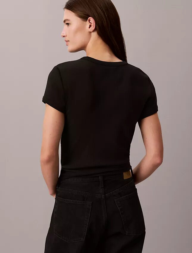 Logo Graphic Rib Slim T-Shirt Logo Graphic Rib Slim T-Shirt