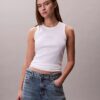Logo Graphic Rib Tank Top Logo Graphic Rib Tank Top