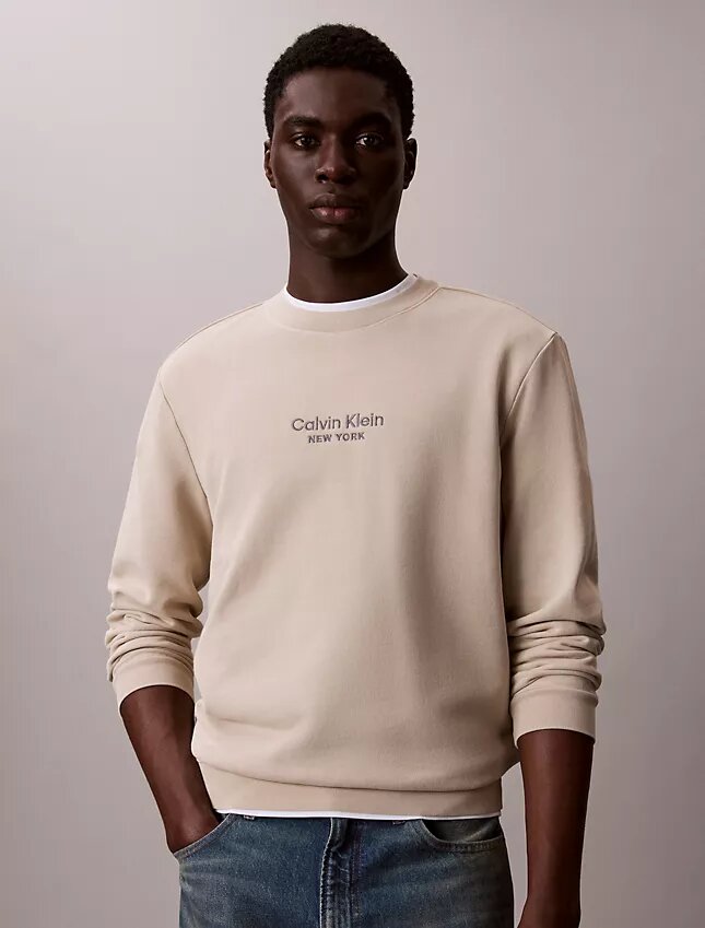 Logo Graphic Terry Crewneck Sweatshirt Logo Graphic Terry Crewneck Sweatshirt