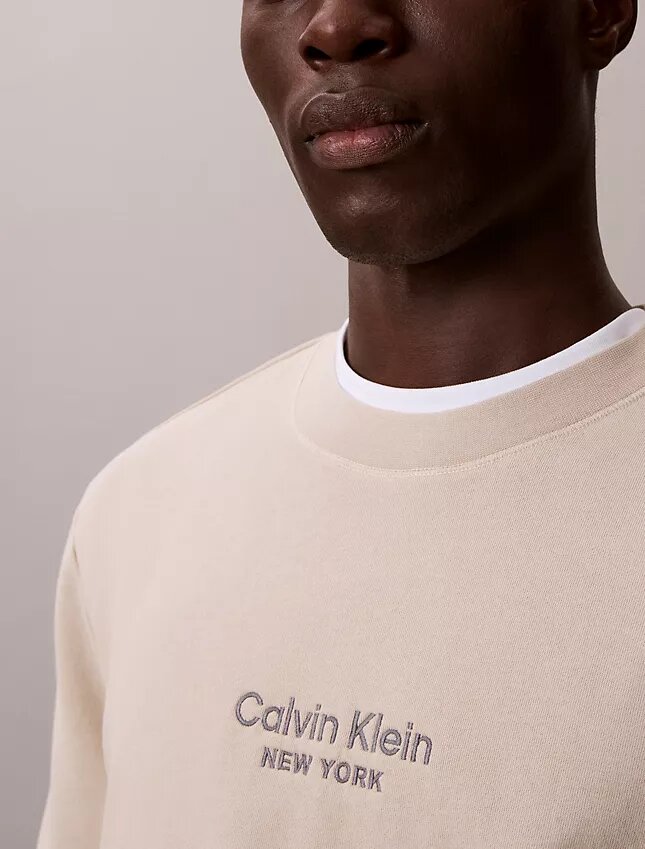 Logo Graphic Terry Crewneck Sweatshirt Logo Graphic Terry Crewneck Sweatshirt